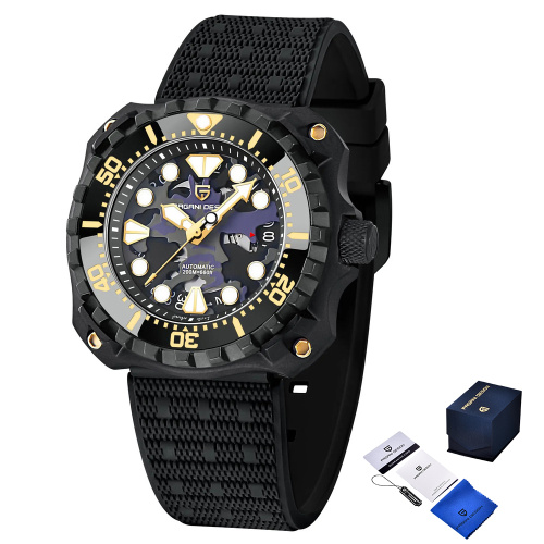 Часы мужские Pagani Design PD-YN009 Black-Camo Blue